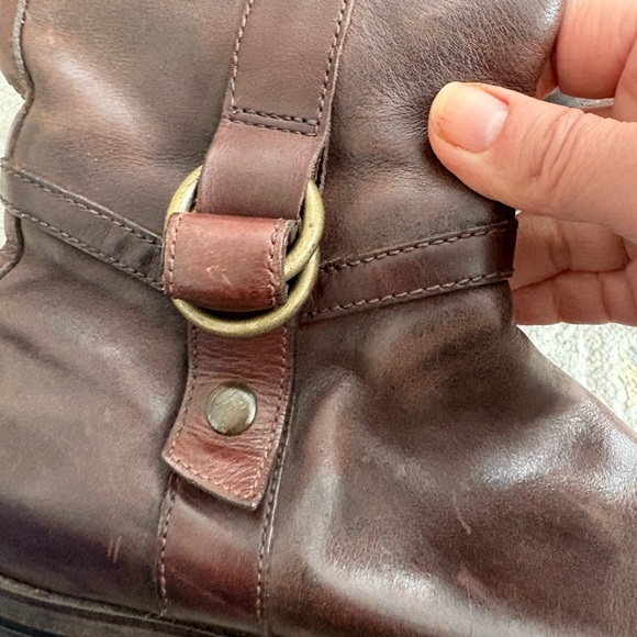 Cole Haan Brown Leather Riding Boots - Picture 7 of 13